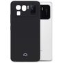Mobilize Rubber Gelly Coque Xiaomi Mi 11 Ultra Coque arrière en TPU Souple - Matt Black