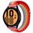 Mobigear Alpine Bracelet Nylon pour Smartwatch Fermeture boucle ardillon - 22 mm - Colorful