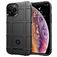 Mobigear Rugged Shield Coque iPhone 12 Coque arrière en TPU Souple Anti-Chocs - Noir
