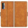 Mobigear Slim Magnet Housse TCL 20S Etui Porte-Monnaie - Cognac