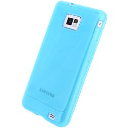 Mobilize Gelly Coque Samsung Galaxy S2 Coque arrière en TPU Souple - Turquoise