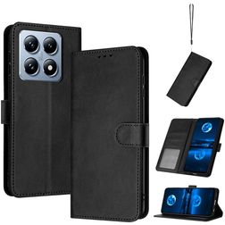 Mobigear Wallet Housse Xiaomi 14T Etui Porte-Monnaie - Noir