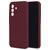 Mobiparts Coque Samsung Galaxy A36 Coque arrière en Silicone - Plum Red