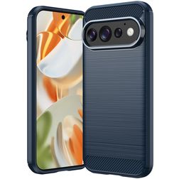 Mobigear Brushed Slim Coque Google Pixel 11 Pro Coque arrière en TPU Souple - Bleu