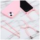 Mobigear Lanyard iPhone 16 Coque avec cordon en Silicone - Rose