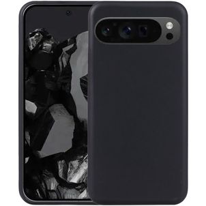 Mobigear Basics Coque Google Pixel 9 Pro Coque arrière en TPU Souple - Noir