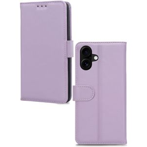 Mobilize Premium Gelly Housse iPhone 16 Plus Etui Porte-Monnaie - Violet