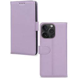 Mobilize Premium Gelly Wallet iPhone 15 Pro Étui Portefeuille - Violet