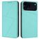 Mobigear Frosted Flip Housse iPhone 17 Pro Max Etui Porte-Monnaie - Bleu