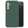 Mobilize Rubber Gelly Coque Samsung Galaxy A14 Coque arrière en TPU Souple - Matt Green