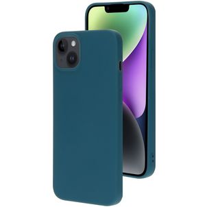 Mobiparts Coque iPhone 14 Plus Coque arrière en Silicone - Blueberry Blue