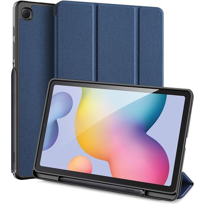 Dux Ducis Domo Coque Samsung Galaxy Tab S6 Lite Etui + Porte-crayon - Bleu