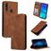 Mobigear Retro Slim Housse Huawei P Smart Plus (2019) Etui - Marron