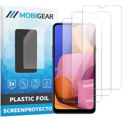 Mobigear Samsung Galaxy A20s Protection d'écran Film - Compatible coque (Lot de 3)