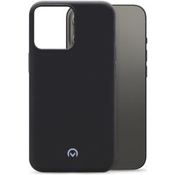 Mobilize Rubber Gelly Coque iPhone 13 Pro Coque arrière en TPU Souple - Matt Black
