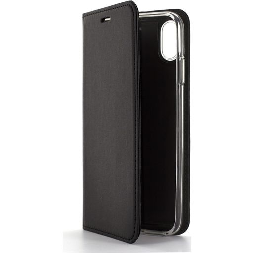 Mobigear Wallet Housse iPhone XS Max Etui Porte-Monnaie - Noir