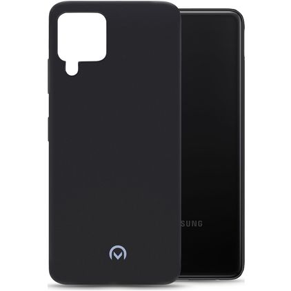 Mobilize Rubber Gelly Coque Samsung Galaxy A22 4G Coque arrière en TPU Souple - Matt Black