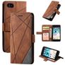 Mobigear Rhombus Housse iPhone 7 Etui Porte-Monnaie - Marron