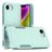 Mobigear Heavy Armor Coque iPhone 16e Coque arrière Rigide Anti-Chocs - Vert