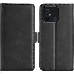 Mobigear Slim Magnet Xiaomi Redmi 12C Étui Portefeuille - Noir
