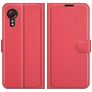 Mobigear Classic Housse Samsung Galaxy Xcover 5 Etui Porte-Monnaie - Rouge