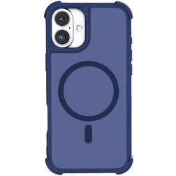 Mobigear Armor Shield Coque iPhone 16 MagSafe Coque arrière Rigide - Bleu