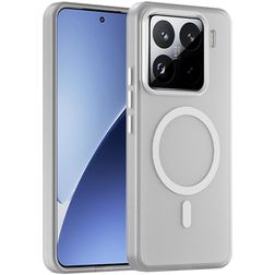 Mobigear Shockproof Xiaomi 15 Pro MagSafe Plastique rigide Coque arrière - Blanc