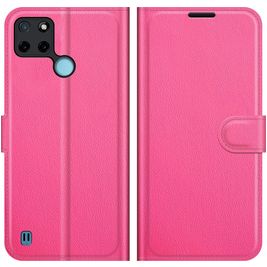 Mobigear Classic Housse Realme C25Y Etui Porte-Monnaie - Magenta