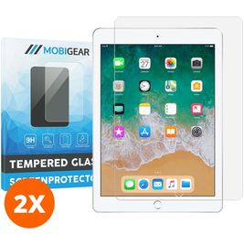 Mobigear iPad 5 (2017) Verre trempé Protection d'écran - Compatible Coque (Lot de 2)