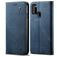 Mobigear Denim Slim Housse Samsung Galaxy A21s Etui Porte-Monnaie - Bleu