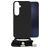 Mobilize Lanyard Gelly Samsung Galaxy A15 Coque avec cordon en TPU Souple - Noir