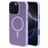 Mobiparts Hardcover Coque iPhone 16 Pro Max MagSafe Coque arrière Rigide - Satin Lila