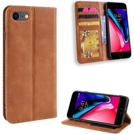 Mobigear Sensation Housse iPhone SE (2020) Etui Porte-Monnaie - Cognac Mobigear Sensation Housse iPhone SE (2020) Etui Porte-Monnaie - Cognac