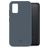 Mobilize Rubber Gelly Coque Samsung Galaxy A03s Coque arrière en TPU Souple - Matt Blue