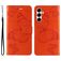 Mobigear Butterfly Housse Samsung Galaxy A26 Etui Porte-Monnaie - Orange