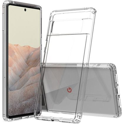 Mobigear Crystal Coque Transparente Google Pixel 6 Pro Coque arrière Rigide - Transparent