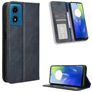 Mobigear Sensation Housse Motorola Moto G04 Etui Porte-Monnaie - Bleu