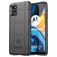 Mobigear Rugged Shield Coque Motorola Moto G22 Coque arrière en TPU Souple Anti-Chocs - Noir