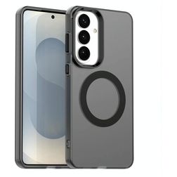 Mobigear Shockproof Coque Samsung Galaxy S26 MagSafe Coque arrière Rigide - Noir