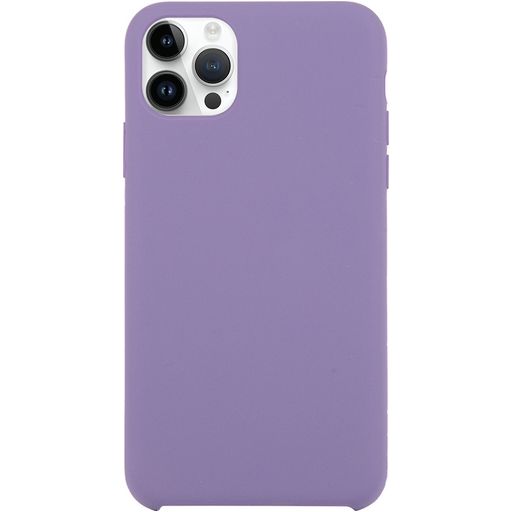 Mobigear Rubber Touch Coque iPhone 15 Pro Max Coque arrière en Silicone - Violet
