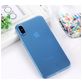 Mobigear Ultra Slim Coque iPhone XS Coque arrière Rigide Extra-fin - Bleu