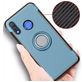 Mobigear Armor Ring Coque Huawei Nova 3 Coque arrière Rigide Anti-Chocs avec Anneau-Support - Rouge