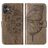 Mobigear Butterfly Housse Samsung Galaxy A05 Etui Porte-Monnaie - Gris