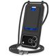 Mobigear Lanyard Card iPhone 17 Pro Coque avec cordon en Silicone et Porte-Cartes - Noir