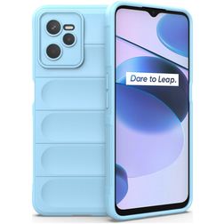 Mobigear Bumpy Coque Realme C35 Coque arrière en TPU Souple - Bleu