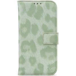 My Style Flex Wallet Housse iPhone 14 Pro Etui Porte-Monnaie - Green Leopard