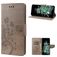 Mobigear Butterfly Housse OnePlus 10T Etui Porte-Monnaie - Gris