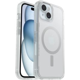 Otterbox Symmetry+ Coque Transparente iPhone 14 MagSafe Coque arrière Rigide Anti-Chocs - Transparent