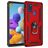 Mobigear Armor Ring Samsung Galaxy A21s Plastique rigide Coque arrière Antichoc avec bague de maintien - Rouge