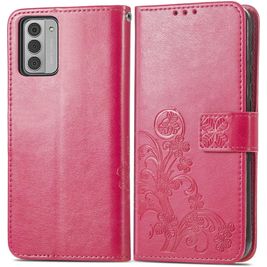 Mobigear Clover Housse Nokia G42 Etui Porte-Monnaie - Rouge